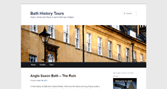 Desktop Screenshot of bathhistorytours.co.uk